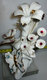 CAPODIMONTE COMPOSIZIONE FLOREALE VINTAGE H 13 CM. - Capodimonte (ITA)