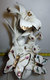 Delcampe - CAPODIMONTE COMPOSIZIONE FLOREALE VINTAGE H 13 CM. - Capodimonte (ITA)