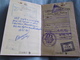 Delcampe - 1951 Turkey Reisepass Passport Istanbul. Swiss, German, Greek(!) Handstamps. Fiscals. - Historical Documents