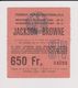 Concert JACKSON BROWNE 8 Octobre 1986 à Forest B. - Konzertkarten