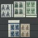 Lettland Latvia 1941 German Occupation Michel 2 - 6 In 4-Block MNH - Besetzungen 1938-45