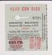 Concert VAYA CON DIOS 26octobre 1990 Ancienne Belgique. - Concert Tickets