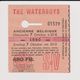 Concert THE WATERBOYS 7 Novembre 1990 Ancienne Belgique. - Konzertkarten