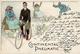 Continental Fahrrad Lithographie 1903 I-II Cycles - Pubblicitari