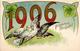 Jahreszahl 1906 Tauben  Prägedruck 1905 I-II - Non Classificati