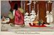 Weihnachtsmann Engel Teddy Spielzeug  Künstlerkarte I-II Pere Noel Jouet Ange - Santa Claus