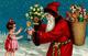 Weihnachtsmann Kind Puppe Spielzeug I-II (Marke Entfernt) Pere Noel Jouet - Santa Claus