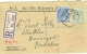 Malta: 1913   Registered O.H.M.S. Letter - Valletta To Harrogate, England    COVER - Malte (...-1964)