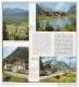 Leutasch - Faltblatt Mit 6 Abbildungen - Panorama Signiert F. Stummvoll - Ortsplan Und Zimmernachweis - Austria