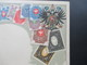 AK Um 1900 Russland Briefmarken Reliefkarte Russie. Ottmar Zieher Munich (Baviere) Carte Philatelie Depose - Stamps (pictures)