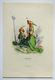 GRAVURE    LES FLEURS ANIMÉES DE GRANVILLE   EDITION GONET 26.5 / 18 Cm   CAPUCINE - Prints & Engravings