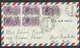 1954 Italia Italy Repubblica STORIA POSTALE Busta Viaggiata Aerea Resia New York L.125 (Tariffa L.60 Aerea) Reddito: 4+1 - 1946-60: Storia Postale