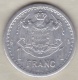 MONACO. 1 FRANC Sans Date (1943). LOUIS II . ALUMINIUM - 1922-1949 Luigi II