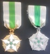 Syria, Military Decoration, Merit Medal Degree 3-4 - VINTAGE - Autres & Non Classés