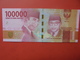 INDONESIE 100.000 RUPIE PRESQUE UNC - Indonésie