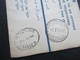 Delcampe - Palästina / Palestine 1934 R-Brief Insured!! Mit 3 Siegel Und Vielen Stempeln! Judaika. Haifa In Die CSR. Toller Beleg!! - Palästina