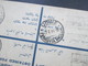 Delcampe - Palästina / Palestine 1934 R-Brief Insured!! Mit 3 Siegel Und Vielen Stempeln! Judaika. Haifa In Die CSR. Toller Beleg!! - Palästina