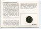 POSTCARD STAMP BUSTA FRANCOBOLLO GIBRALTAR 10 PENCE 1990 MAURISCHE BURG NEW COINAGE FIRST DAY OF ISSUE FDC UNC (1) - Gibilterra