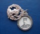 - Ancien Pendentif. Portrait D'un Militaire - Art Nouveau - - Pendentifs