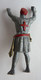 FIGURINE STARLUX -  SOLDAT MEDIEVAL CHEVALIER Grimpant ARME ET FOURREAU CASSES Incomplet - Starlux