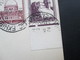 Palästina Palestine Sonderkarte 1946 10 Years Agudath Hovevei Bulim Philatelic Society. Marke Unterrand! Judaika - Palestine