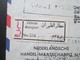 Saudi Arabien 1962 Luftpost Der Nederlandsche Handel - MaatschappiJ R-Zettel Zahran Aeroport No 534 Airmal Registered! - Saudi Arabia