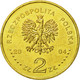 Monnaie, Pologne, 2 Zlote, 2004, Warsaw, SPL+, Laiton, KM:509 - Pologne