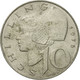 Monnaie, Autriche, 10 Schilling, 1976, TTB+, Copper-Nickel Plated Nickel - Autriche