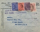 1949 , ARABIA SAUDITA , SOBRE CERTIFICADO ENTRE JEDDAH Y NUEVA YORK , CORREO AÉREO , LLEGADA AL DORSO - Arabia Saudita