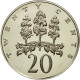 Monnaie, Jamaica, Elizabeth II, 20 Cents, 1976, Franklin Mint, USA, FDC - Jamaica