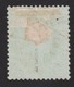 FRANCE Cérès Dentelés 1872:  5c Vert-jaune Sur Azuré  (Y&T 53), Neuf (*), Signé 'Goebel', Bonne Cote - Non Classés
