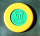 Jeton De Casino De 50 Francs "50 - Kursaal Oostende - Ostende" Casino Chip - Casino