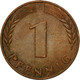 Monnaie, République Fédérale Allemande, Pfennig, 1966, Karlsruhe, TB+, Copper - 1 Pfennig