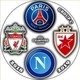 Pin Champions League 2017-2018 Group C Paris Saint-Germain Liverpool Napoli Crvena Zvezda - Fútbol