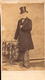 CDV, Homme, Chapeau Haute Forme, Photo Colombier    (etat Voir Photo) - Anciennes (Av. 1900)