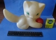 VTG Vintage USSR Soviet Plastic Toy CAT Kitten With Ball Soviet Union Toys Marked - Chats