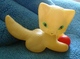 VTG Vintage USSR Soviet Plastic Toy CAT Kitten With Ball Soviet Union Toys Marked - Gatos