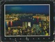 °°° GF570 - PANORAMIC VIEW OF HONG KONG AFTER DARK - 1993 With Stamps °°° - Cina (Hong Kong)