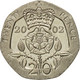 Monnaie, Grande-Bretagne, Elizabeth II, 20 Pence, 2002, TTB+, Copper-nickel - 20 Pence