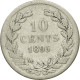 Monnaie, Pays-Bas, Wilhelmina I, 10 Cents, 1895, TB+, Argent, KM:116 - 10 Cent