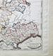 Carte Géographique Ancienne Allemagne Au Nord Du Mein, Carte Gravée, Non Imprimée - Cartes Géographiques