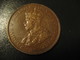 One Penny 1928 George V AUSTRALIA Coin - Penny