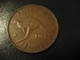 One Penny 1943 George VI AUSTRALIA Coin Kangaroo - Penny