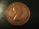 One Penny 1963 QEII AUSTRALIA Coin Kangaroo - Penny