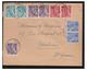 FRANCE -- TYPE MERCURE RF --1944 -- LETTRE DE CASTRES (TARN) POUR TOULOUSE (HTE GARONNE) - Lettres & Documents