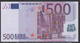 GERMANY X 500 EURO R011  - TRICHET   UNC - 500 Euro