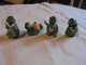 Vintage - Petit Lot De 4 Tortues Kinder - MonoBlocks