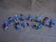 Vintage - Petit Lot De 11 Hippopotames Kinder - Monoblocs