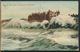 °°° 11662 - UK - ROUGH SEA , NEW PROMENADE , BLACKPOOL - 1918 With Stamps °°° - Blackpool