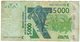 Sénégal Banque Centrale Afrique De L'Ouest West African 5000 Francs 2003 P717K - Sénégal